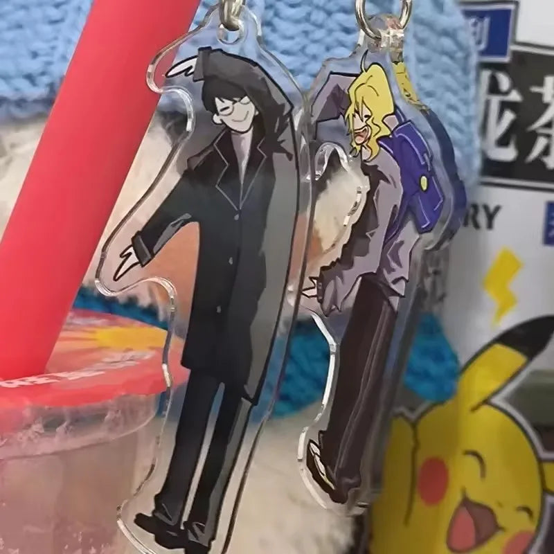 Anime Doukyuusei Kusakabe Hikaru Sajou Rihito Keychain