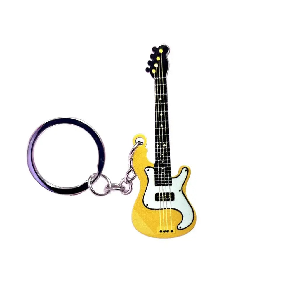 Hip Hop Guitar Key Chain