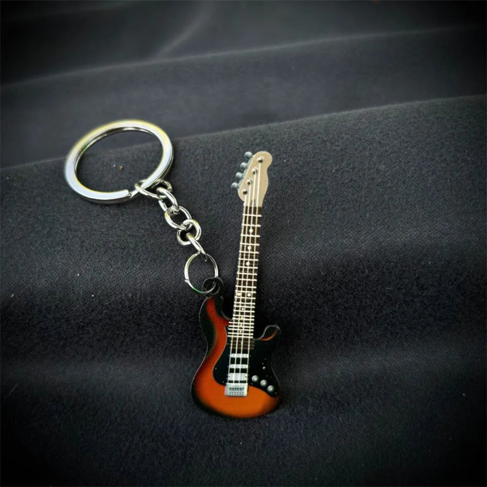 Hip Hop Guitar Key Chain
