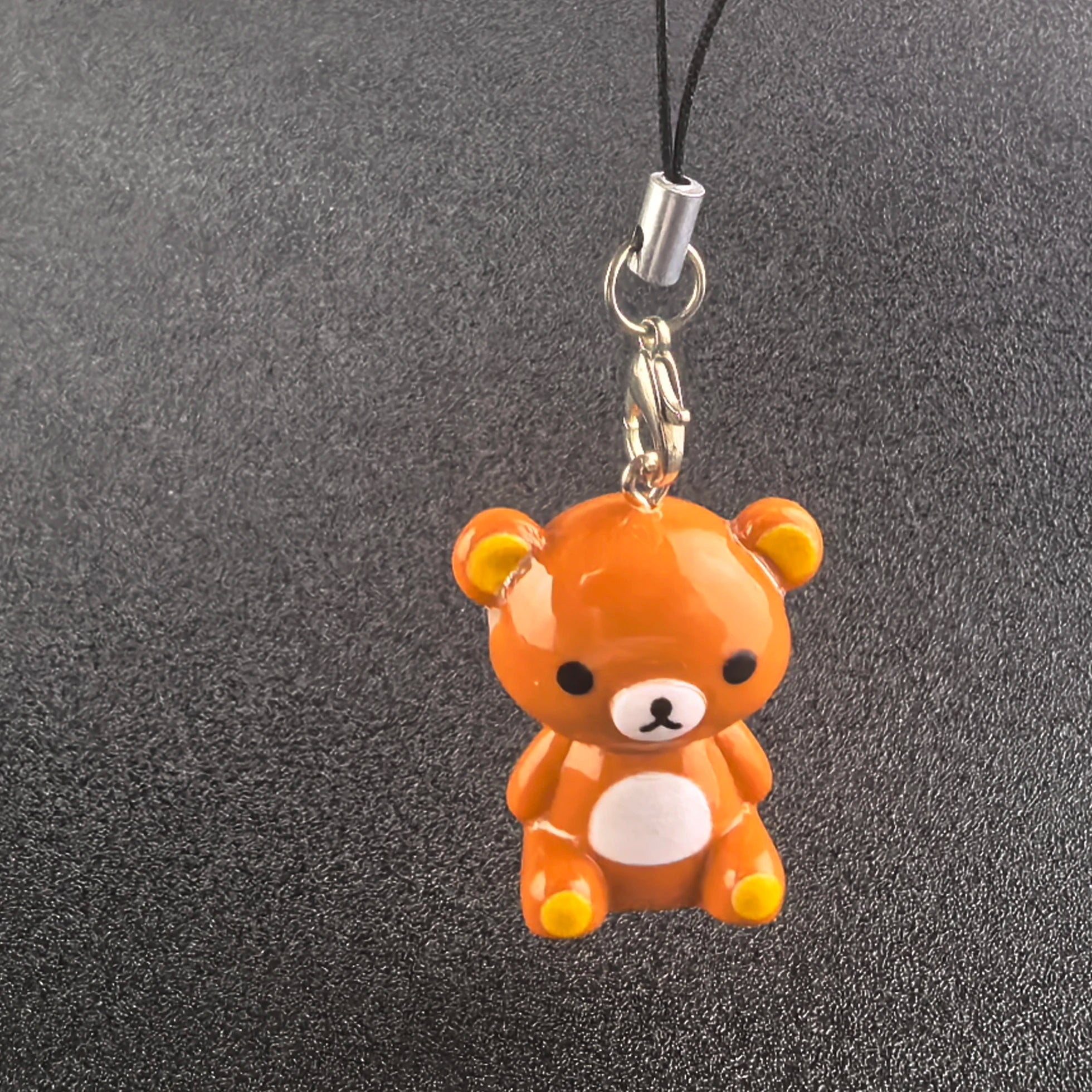 Kawaii Rilakkuma Bear key chain and phone rope
