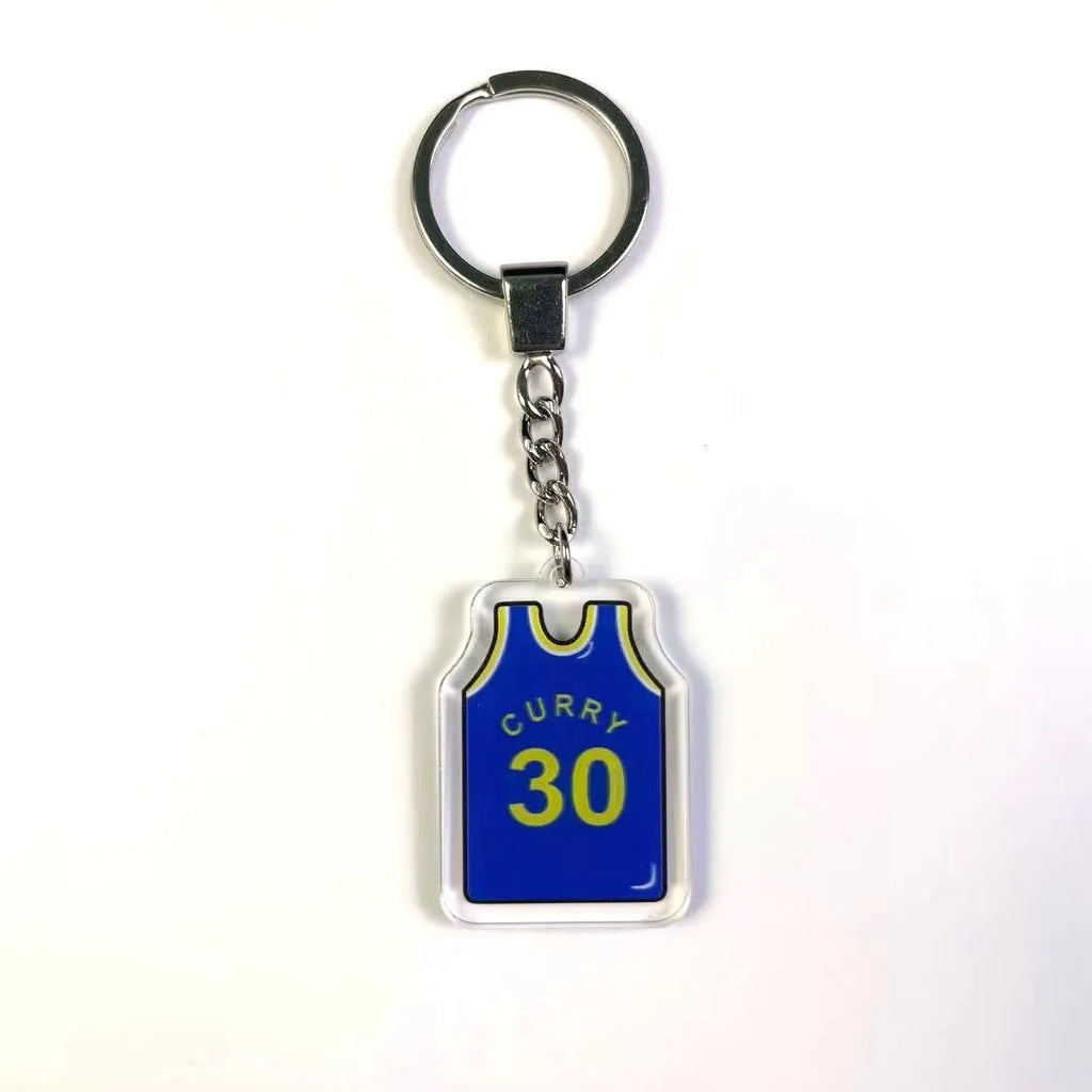 Basketball jersey key chains