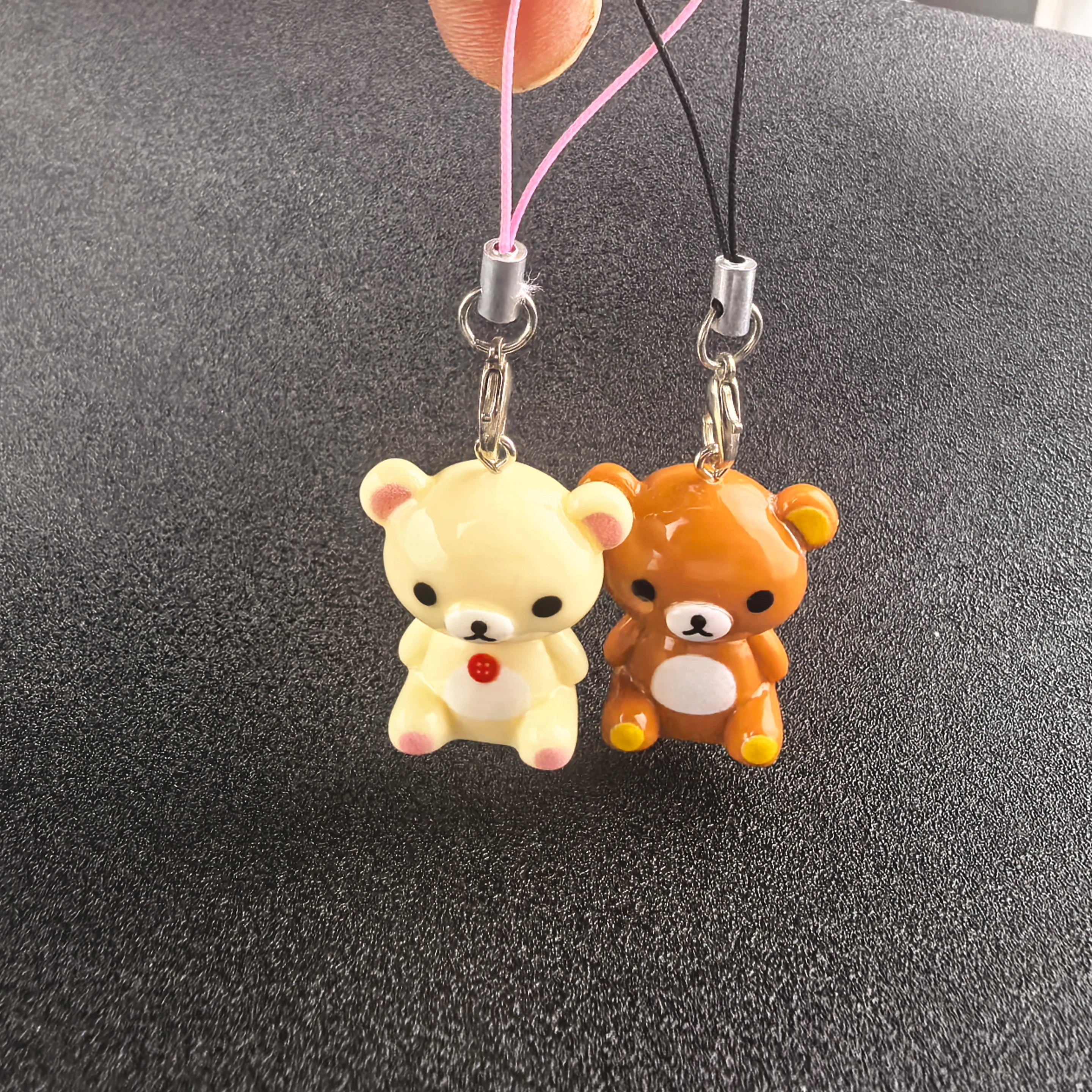 Kawaii Rilakkuma Bear key chain and phone rope