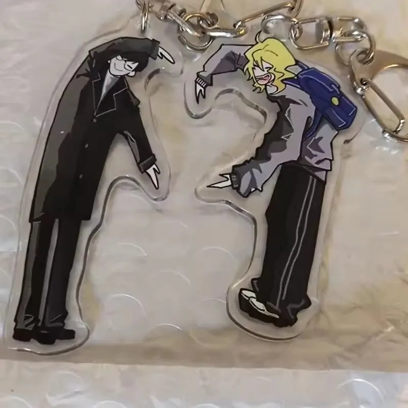Anime Doukyuusei Kusakabe Hikaru Sajou Rihito Keychain