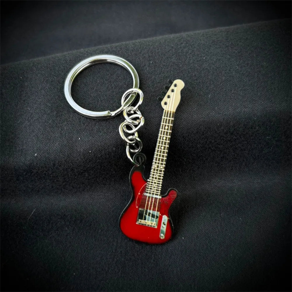 Hip Hop Guitar Key Chain