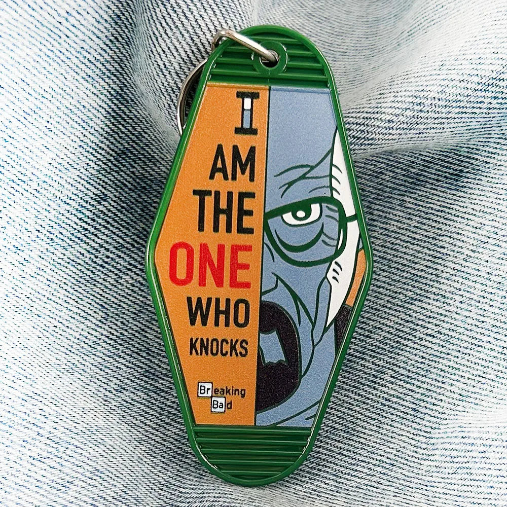Breaking Bad Keychain I Am The One Who Knocks Key Tag