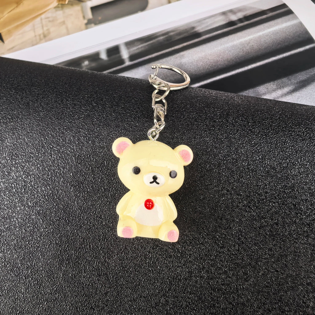 Kawaii Rilakkuma Bear key chain and phone rope