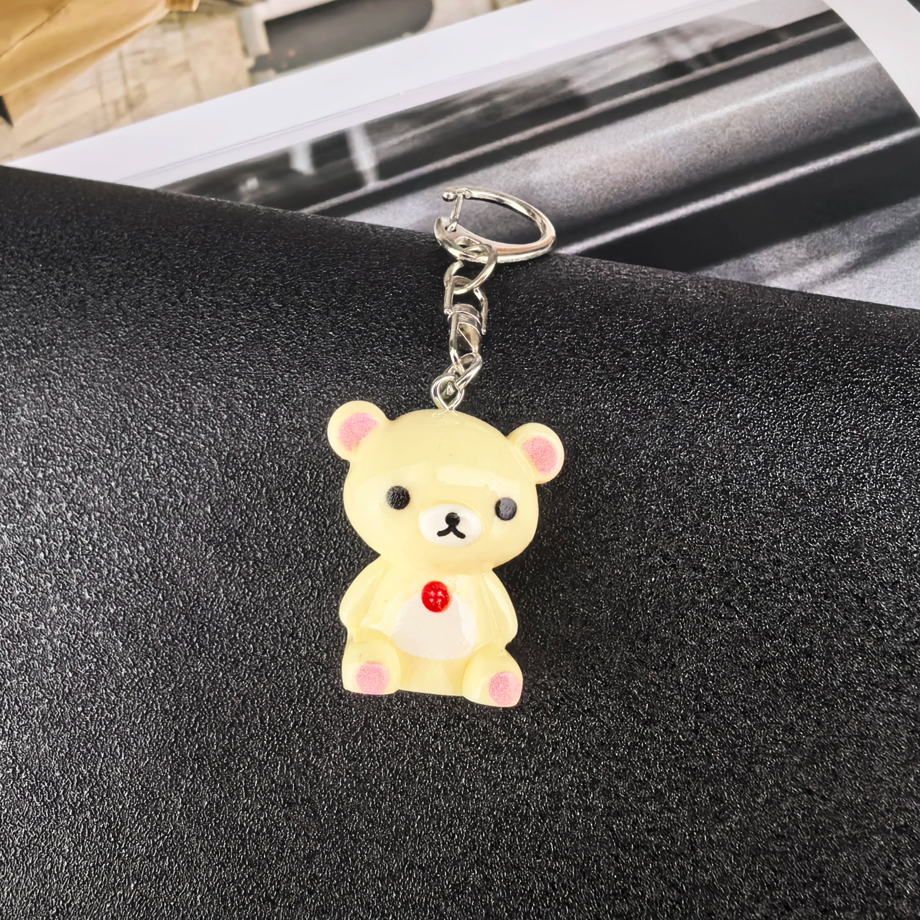 Kawaii Rilakkuma Bear key chain and phone rope