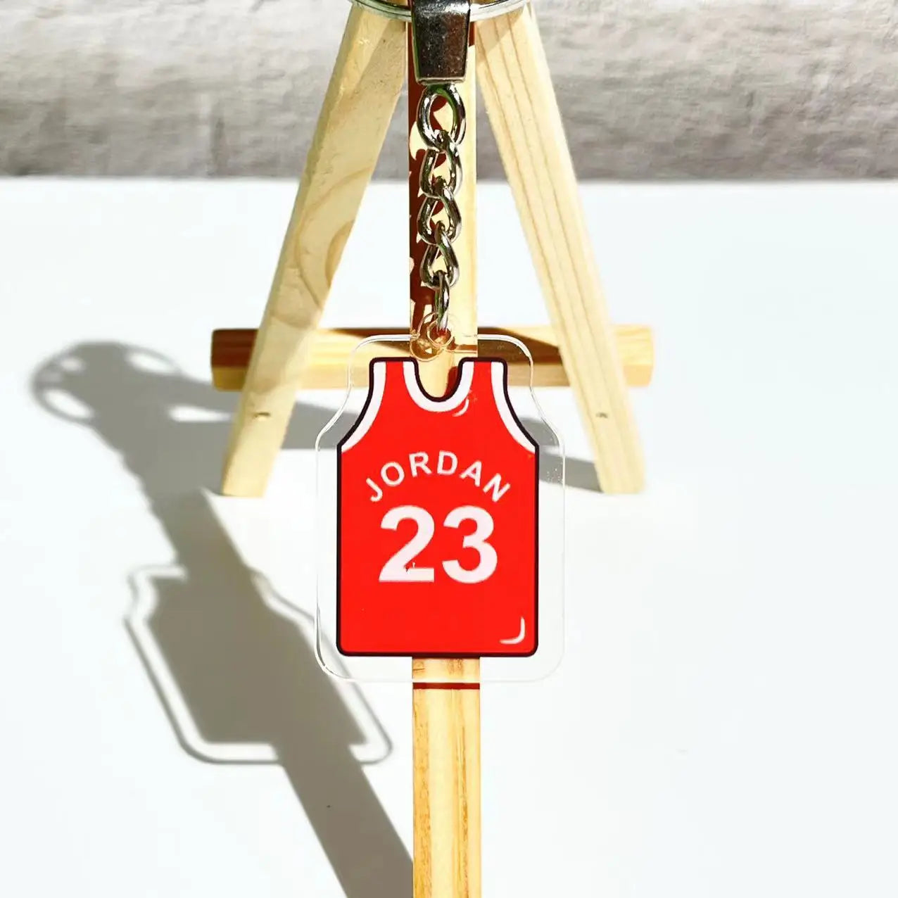 Basketball jersey key chains