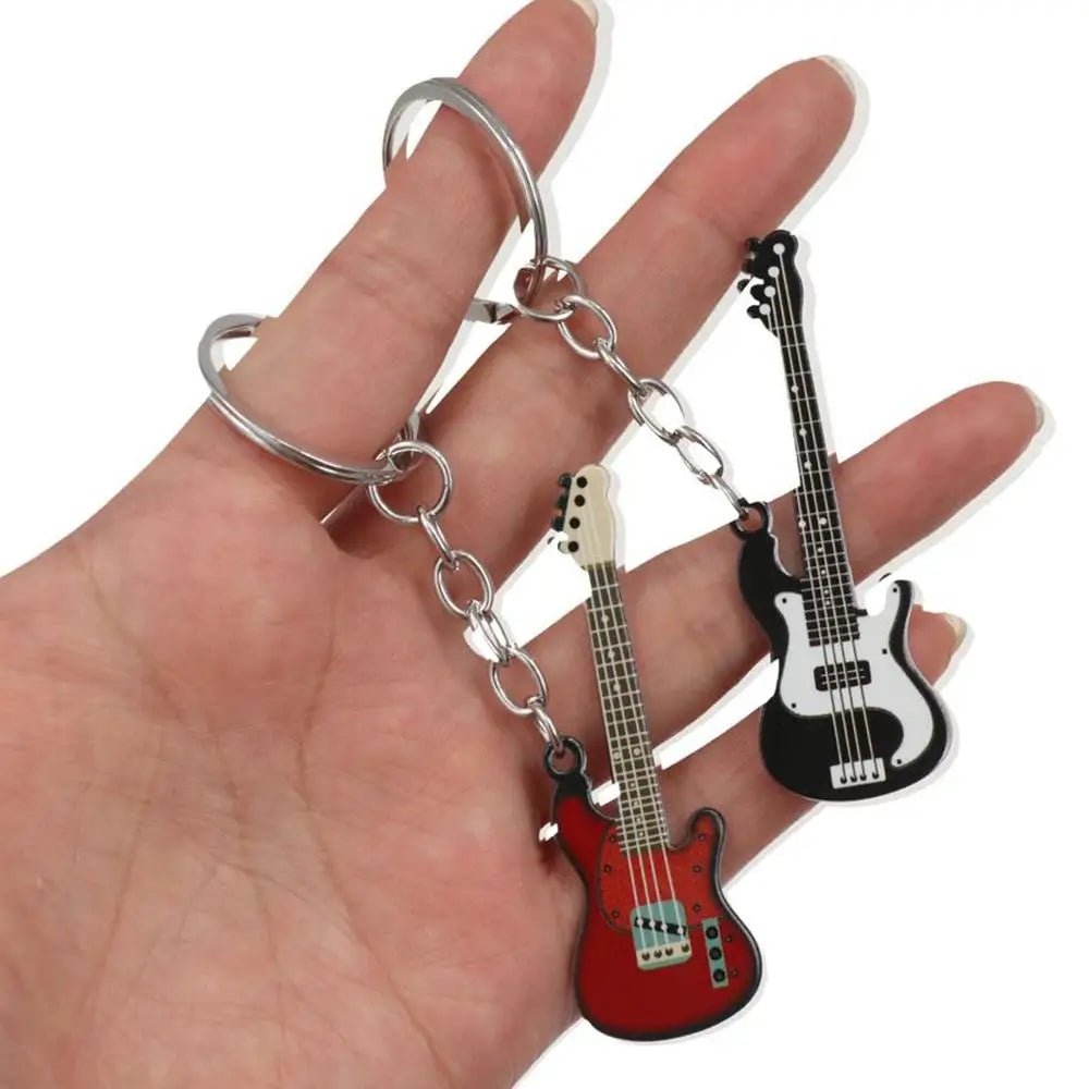 Hip Hop Guitar Key Chain