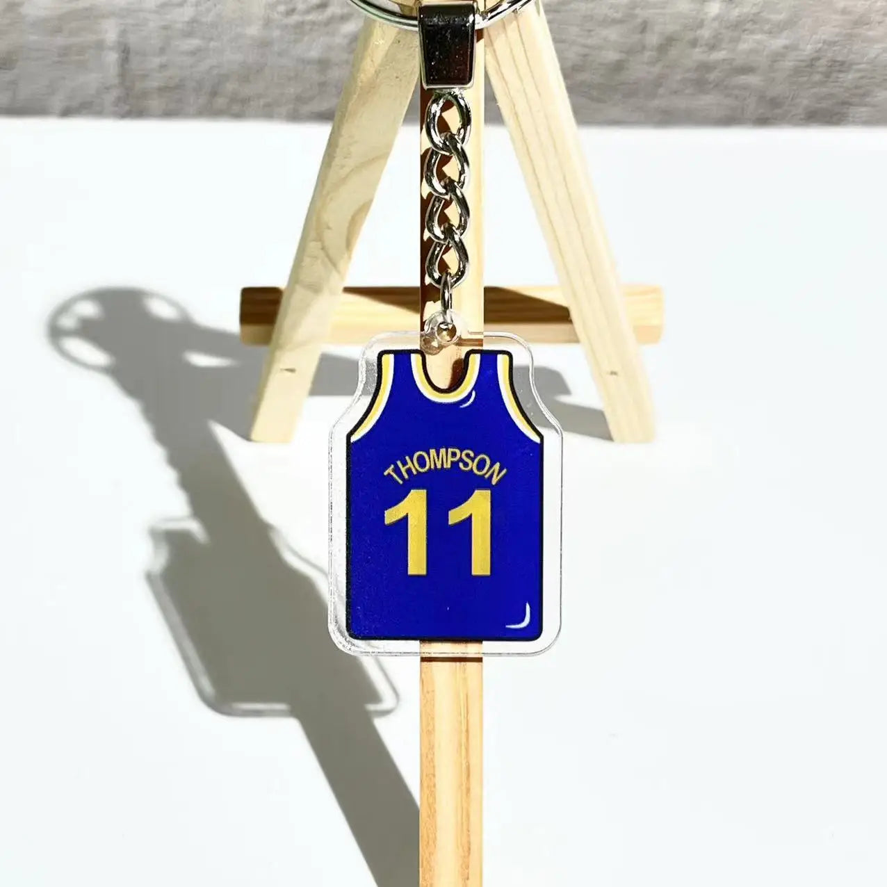 Basketball jersey key chains