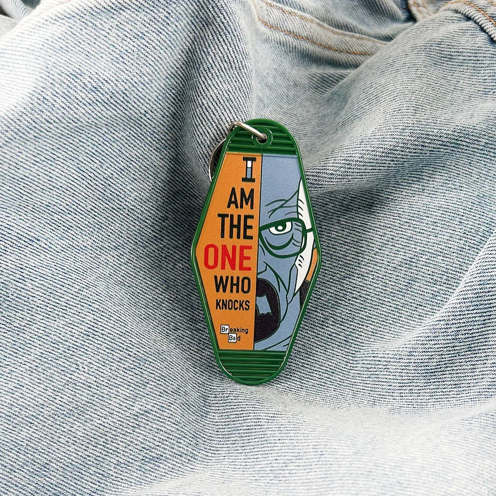 Breaking Bad Keychain I Am The One Who Knocks Key Tag