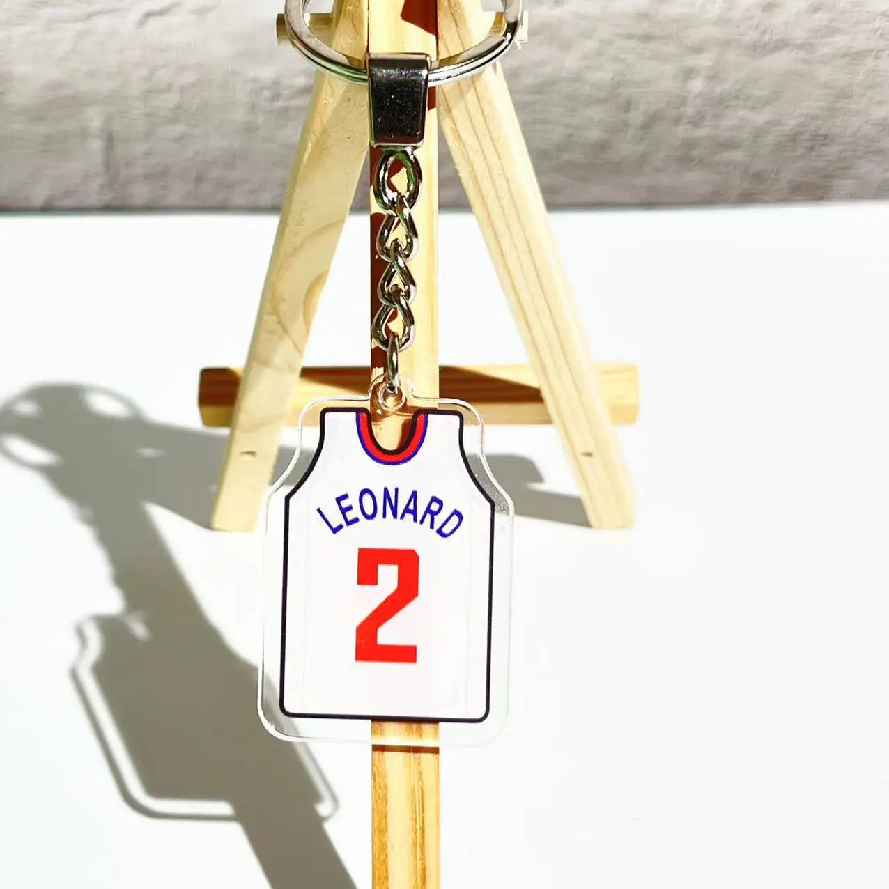 Basketball jersey key chains