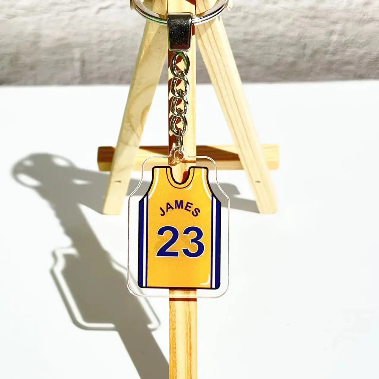 Basketball jersey key chains