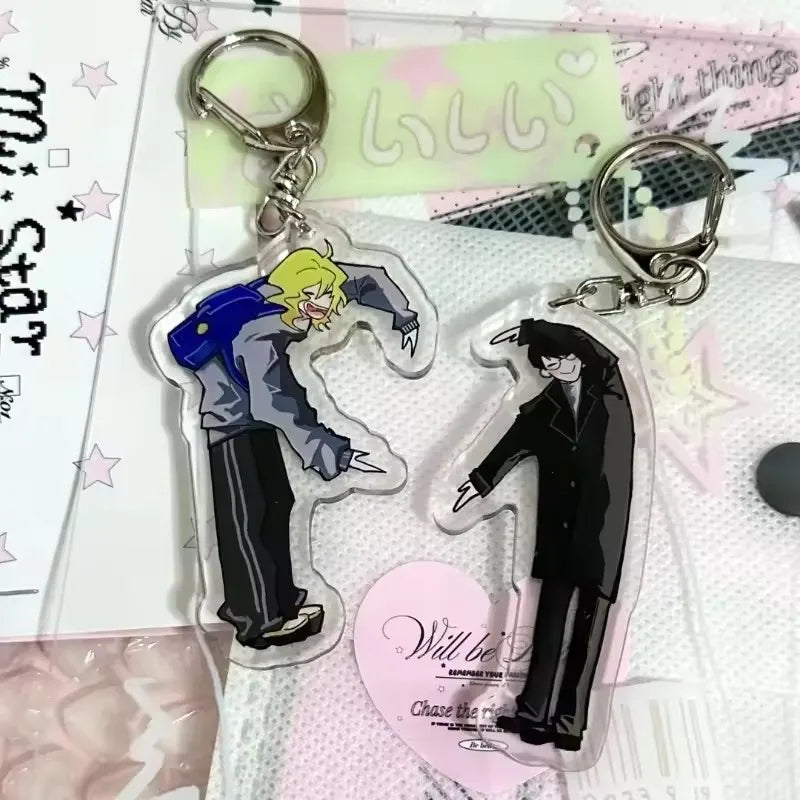 Anime Doukyuusei Kusakabe Hikaru Sajou Rihito Keychain
