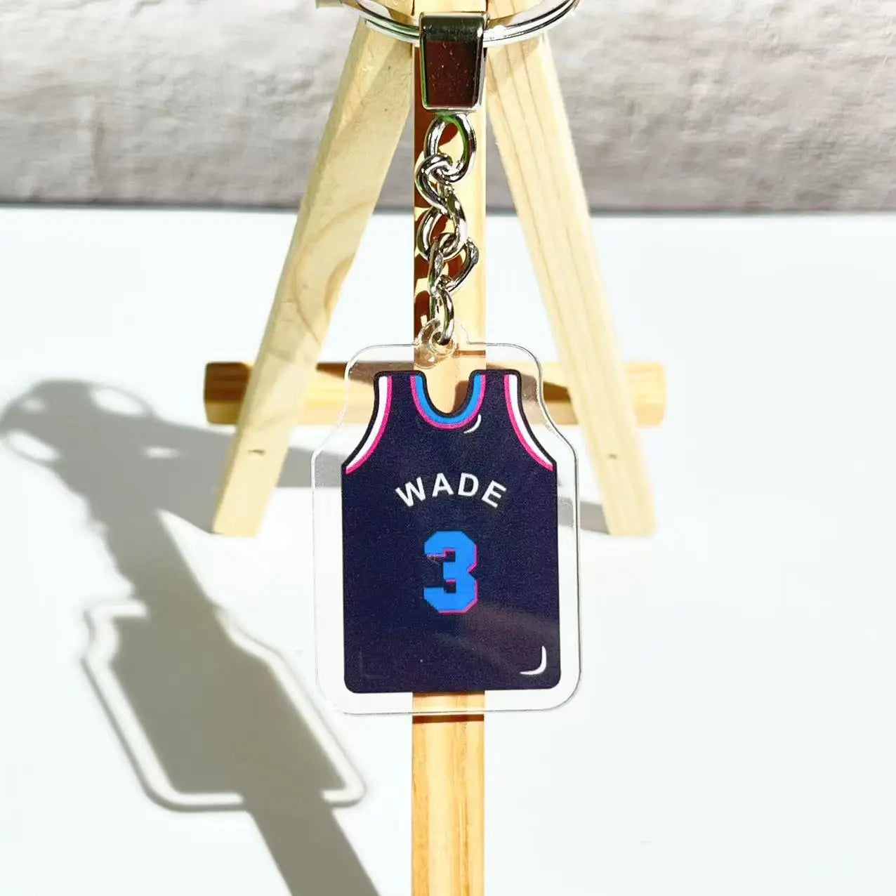 Basketball jersey key chains