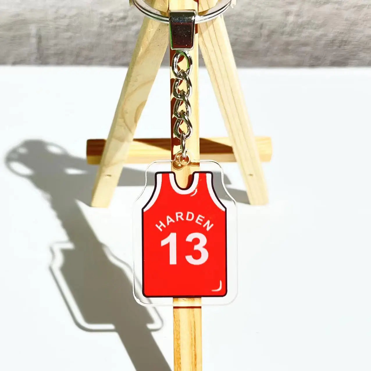 Basketball jersey key chains
