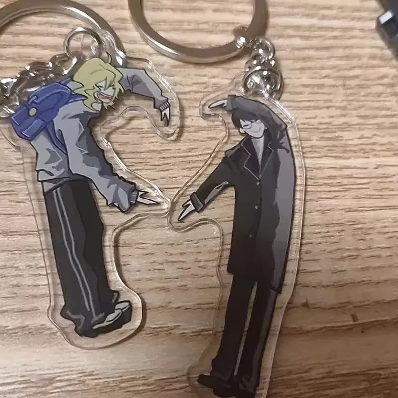 Anime Doukyuusei Kusakabe Hikaru Sajou Rihito Keychain