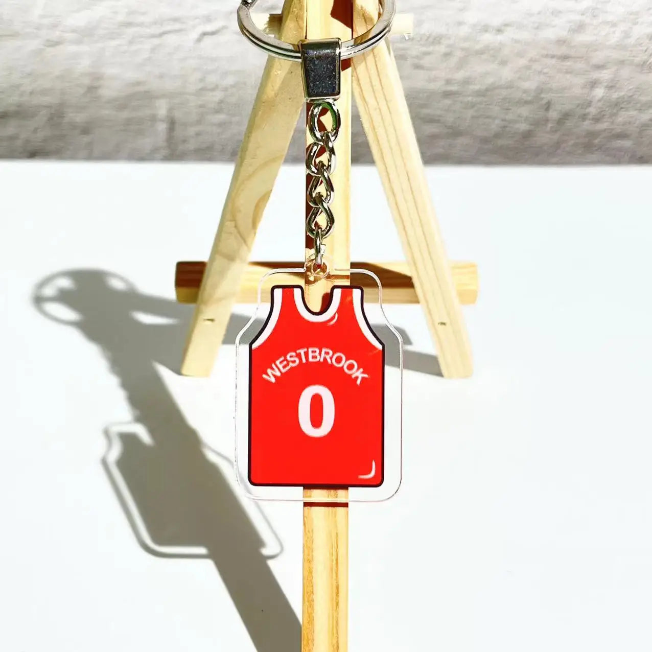 Basketball jersey key chains