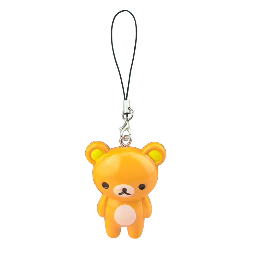 Kawaii Rilakkuma Bear key chain and phone rope