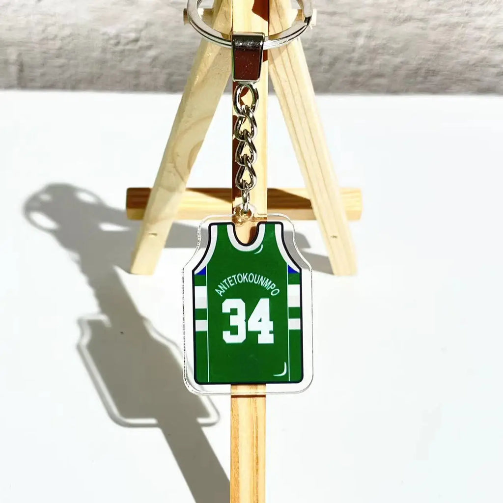 Basketball jersey key chains