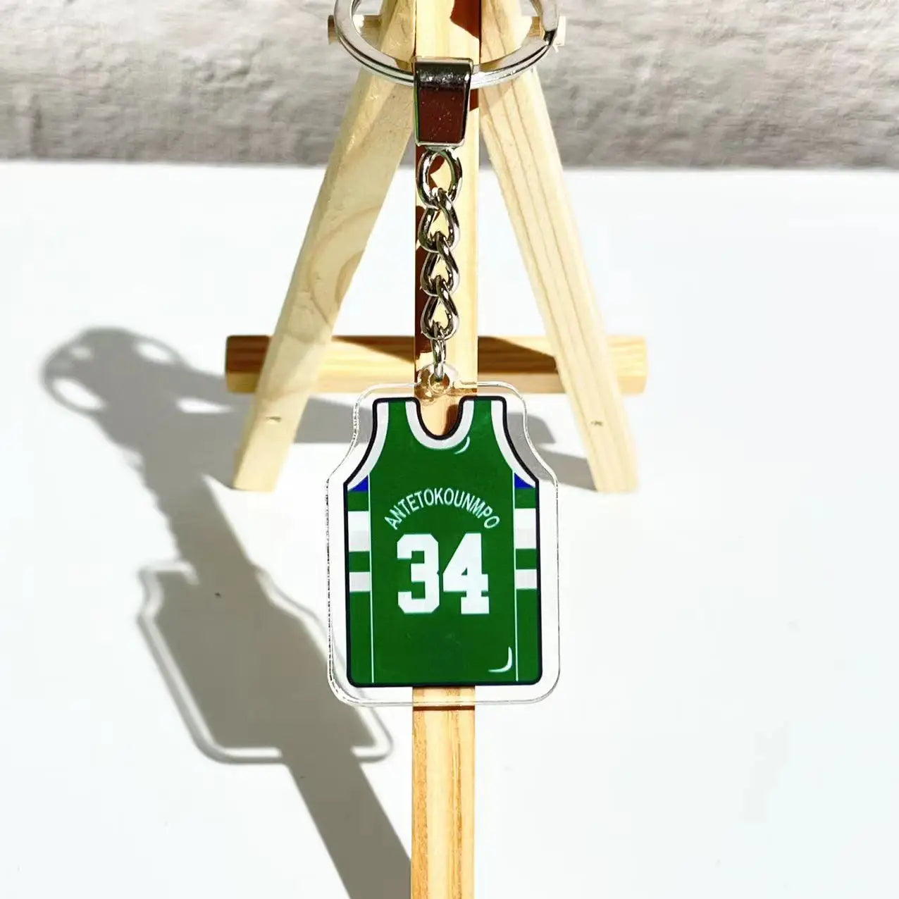Basketball jersey key chains