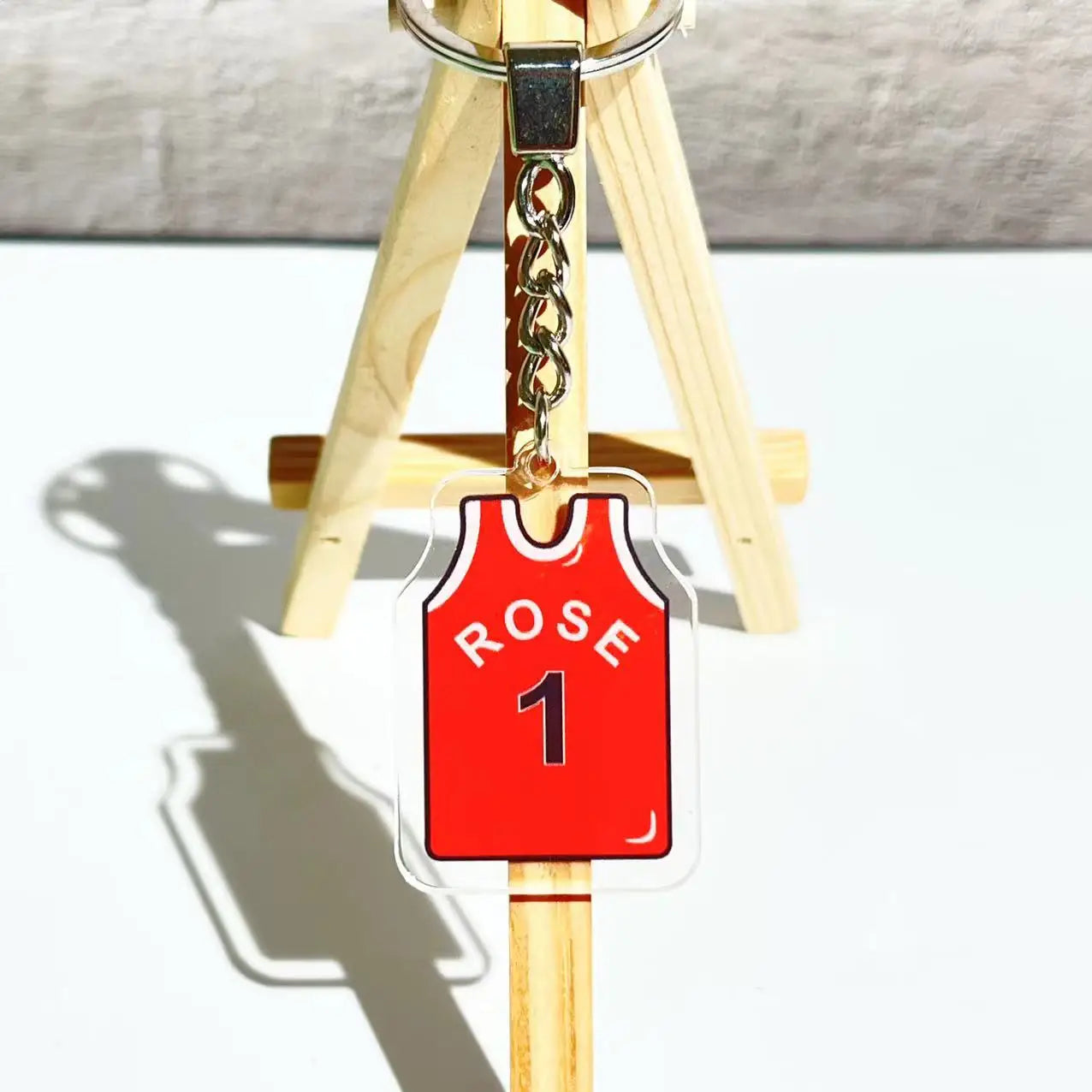 Basketball jersey key chains