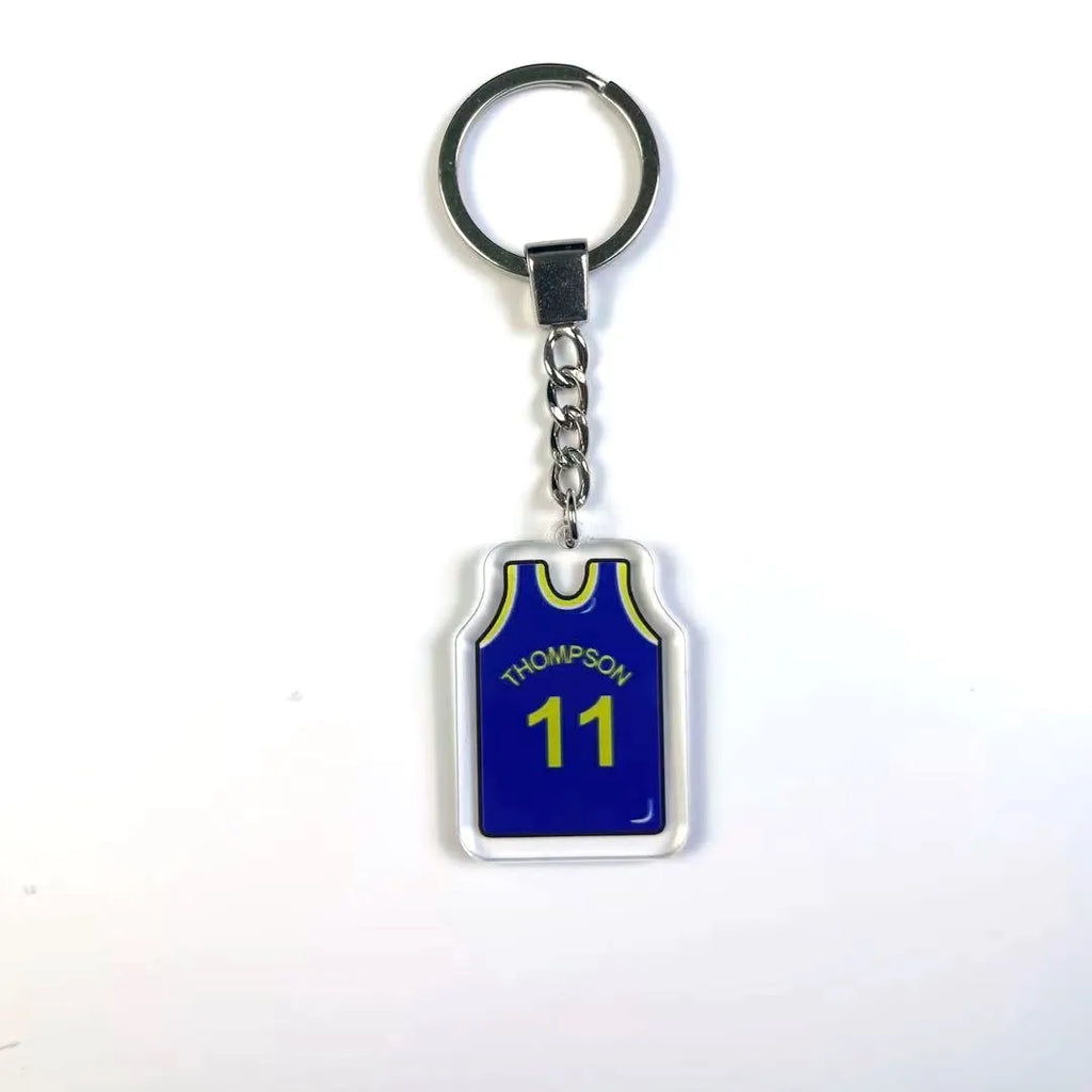 Basketball jersey key chains