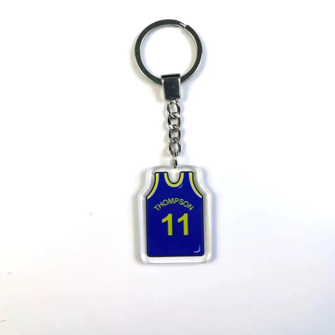 Basketball jersey key chains