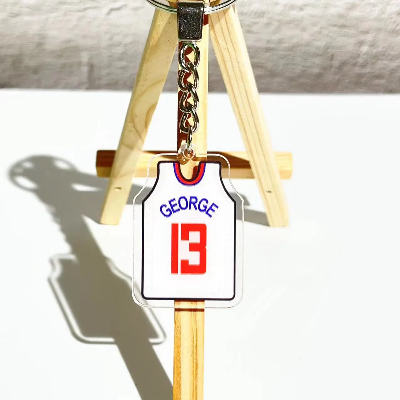 Basketball jersey key chains