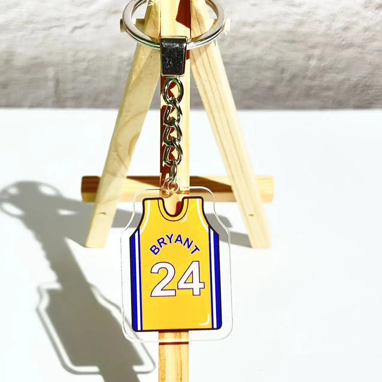 Basketball jersey key chains